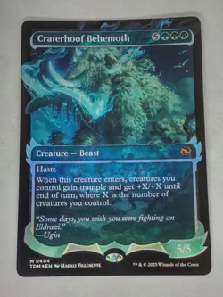 MTG Craterhoof Behemoth Showcase FOIL - TDM / 0404 - ( Ships from Japan ) - Image 1
