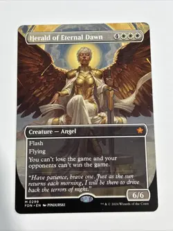 Herald of Eternal Dawn - Borderless English Magic the Gathering MTG - Image 1