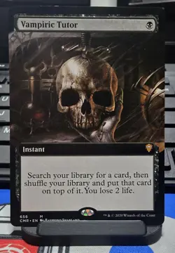 MTG - Vampiric Tutor - (Extended Art) - #656 - Commander Legends - Normal NM/M - Image 1