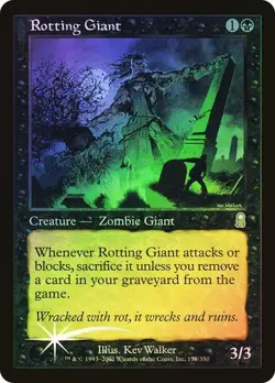Odyssey MTG FOIL Rotting Giant Magic - Image 1