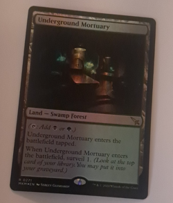Underground Mortuary FOIL NM Magic the Gathering Murders At Karlov Manor MTG - Image 1