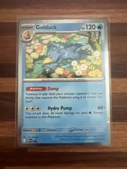 Pokemon TCG Mega Evolutions Golduck #008 Blister Pack Promo - Image 1