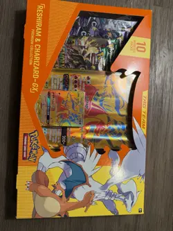 Pokemon Reshiram Charizard GX Tag Team Premium Collection Box Factory Sealed box - Image 1