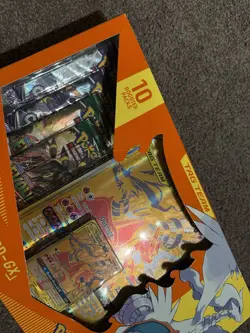 Pokemon Reshiram Charizard GX Tag Team Premium Collection Box Factory Sealed box - Image 3