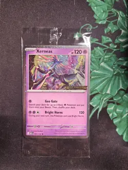 SEALED Pokemon Mega Evolution 2025 - Xerneas 2025 Bestbuy Stamped Promo - Image 1