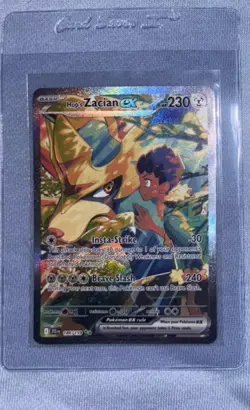 Pokemon Hops Zacian EX 186/159 Journey Together Special Illustration Rare - Image 1