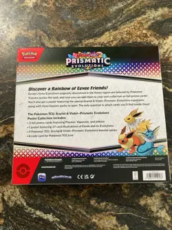 Pokemon Scarlet Violet Prismatic Evolutions Poster Collection Factory Sealed - Image 2