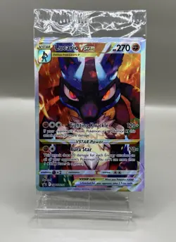 Pokemon TCG Lucario VSTAR SWSH291 Sword & Shield Crown Zenith ETB SEALED Promo - Image 1