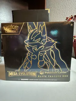 Pokemon Center Mega Evolution ETB Set and Enhanced Booster Box, Sealed - Image 4