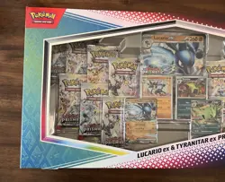 Pokemon Lucario Ex & Tyranitar Ex Premium Collection Prismatic- In Hand, Sealed - Image 2