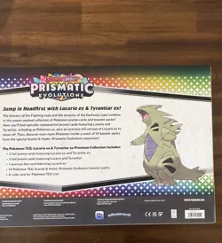 Pokemon Lucario Ex & Tyranitar Ex Premium Collection Prismatic- In Hand, Sealed - Image 5
