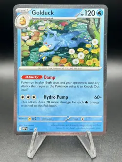 Pokemon TCG Golduck 008 MEP EN Holo Black Star Promo Mega Evolutions - Image 1