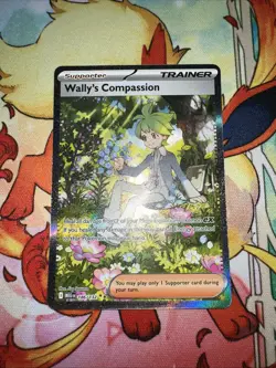 Wally's Compassion 186/132 Special Illustration Rare Pokemon Mega Evolution NM - Image 1