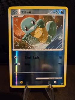 Pokemon TCG Squirtle 96/127 Reverse Holo Platinum Base 🌟🌟🌟 2009 - Image 1