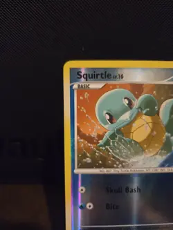 Pokemon TCG Squirtle 96/127 Reverse Holo Platinum Base 🌟🌟🌟 2009 - Image 2