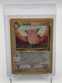 1999 Pokemon Clefable Jungle Set #17/64 Non-Holo Rare LP TCG Nintendo WOTC - Image 1