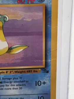 1999 Pokemon TCG Lapras 25/62 Fossil Set Unlimited Non-Holo Rare HP/DMG WOTC - Image 2