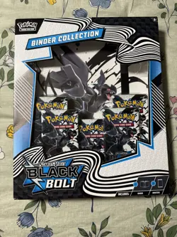 Pokemon TCG Scarlet & Violet Black Bolt Binder Collection Box Factory Sealed - Image 5