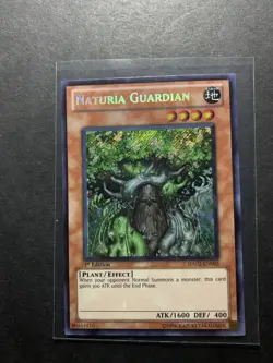 Yugioh - Naturia Guardian (Secret Rare) (1st Edition) - HA02-EN003 (P) - Image 1