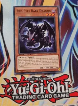 Yugioh Red-Eyes Baby Dragon 1st Edition SBC1 NM Common Speed Duel - Image 1