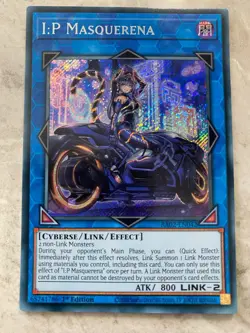 Yugioh - I:P Masquerena (Alternate Art) - RA02-EN042 - Secret Rare 1st Edition B - Image 1