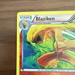Blaziken 28/160 - LP REVERSE HOLO RARE XY Primal Clash - 2015 Pokemon TCG Card - Image 3