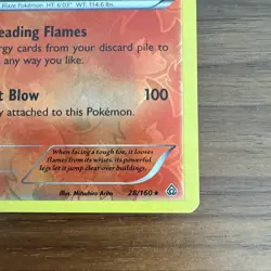 Blaziken 28/160 - LP REVERSE HOLO RARE XY Primal Clash - 2015 Pokemon TCG Card - Image 5