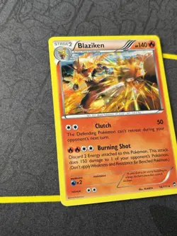 Blaziken 14/111 - Holo Rare XY Furious Fists Pokemon Card - LP - Image 3