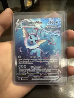 Vaporeon VMAX SWSH182 SWSH: Sword & Shield Promo Cards Holo CLEAN 💎 - Image 1