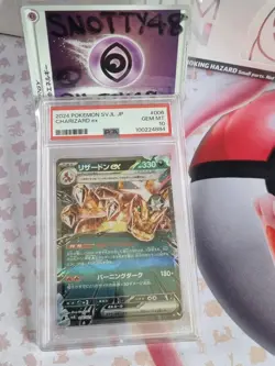 PSA10 Charizard Ex 006 Terastal Scarlet & Violet Japanese Pokemon Card GEM PSA10 - Image 5