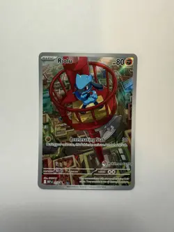 Riolu 010 Pokemon Center Stamp Mega Evolution Promo Card NM - Image 2