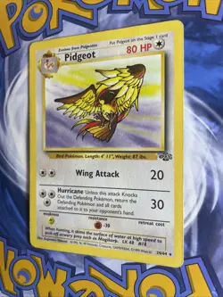 Pokemon Pidgeot #24/64 Non-Holo Rare - 1999 Unlimited Jungle Set MP Vintage Card - Image 3