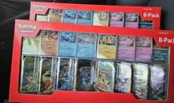 2 Pokemon TCG Prismatic Evolutions Costco 8 Mini-Tin Bundle W/ Promo Cards New - Image 1