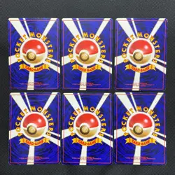 Base Set 1996 Normal Card Set of 6 Japanese Pokemon Card Old Back s007218 - Image 2