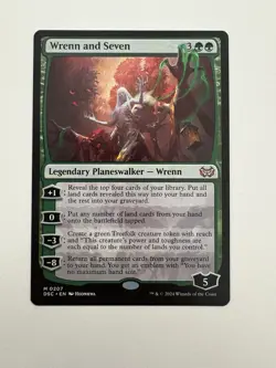Wrenn and Seven MTG Magic the Gathering Card NM Near Mint DSC - Image 1