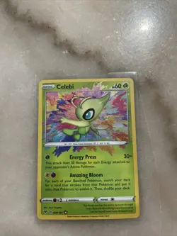 Celebi 009/185 Amazing Rare Vivid Voltage Pokemon Card Near Mint - Image 1