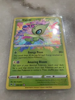 Celebi 009/185 Amazing Rare Vivid Voltage Pokemon Card Near Mint - Image 2
