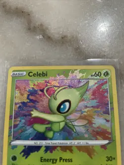 Celebi 009/185 Amazing Rare Vivid Voltage Pokemon Card Near Mint - Image 3