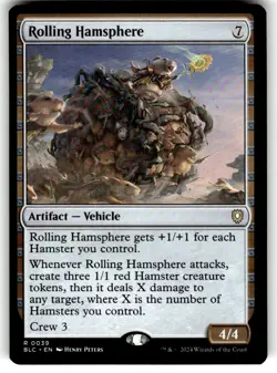 Rolling Hamsphere Commander: Bloomburrow Regular MTG - Image 1