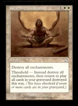 MTG Cleansing Meditation LP Light Play Torment [3823] - Image 1