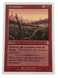 MTG Devastation 1999 Starter Rare Near Mint NM Regular Vintage Old School Magic - Image 1