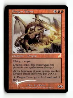 MTG | Dragon Tyrant | Scourge | Foil | Moderately Played | English - Image 1