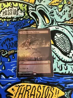 Needleverge Pathway (Borderless) Zendikar Rising Foil - Image 1