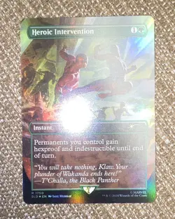 MTG - SLD Marvel - Heroic Intervention #1750 - Near Mint Foil - Image 1