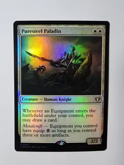 Puresteel Paladin Commander Masters Foil - Image 1
