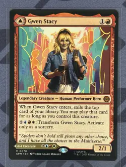 Magic The Gathering - Gwen Stacy Ghost-Spider - Spider-Man M0078 - Pack Fresh - Image 1