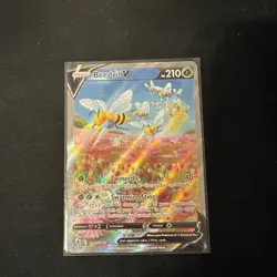 Pokemon Beedrill V (Alternate Full Art) 161/189 Astral Radiance NM Alt Art Tcg - Image 1
