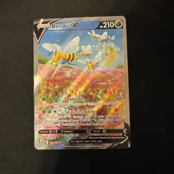 Pokemon Beedrill V (Alternate Full Art) 161/189 Astral Radiance NM Alt Art Tcg - Image 2