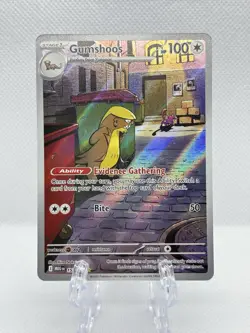 Gumshoos 153/132 Illustration Rare Pokemon Mega Evolution NM - Image 1