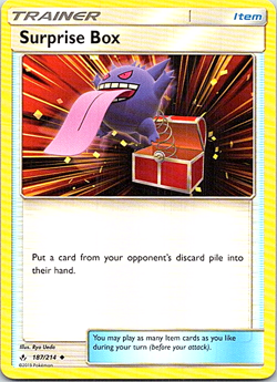Surprise Box 187/214 Pokemon Unbroken Bonds Light Play - Image 1